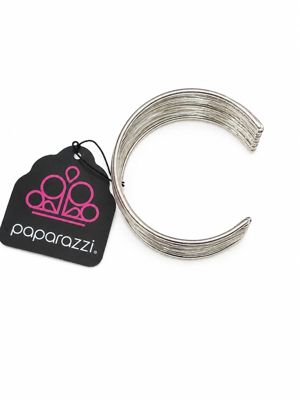 Paparazzi Silver Multi-Wire Cuff Bracelet